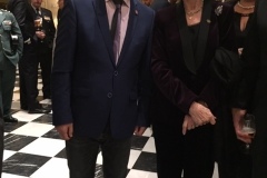 Miguel Romero y la Reina Emérita Sofía