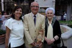 Miguel Romero. Premio Cadena Cope con su madre.
